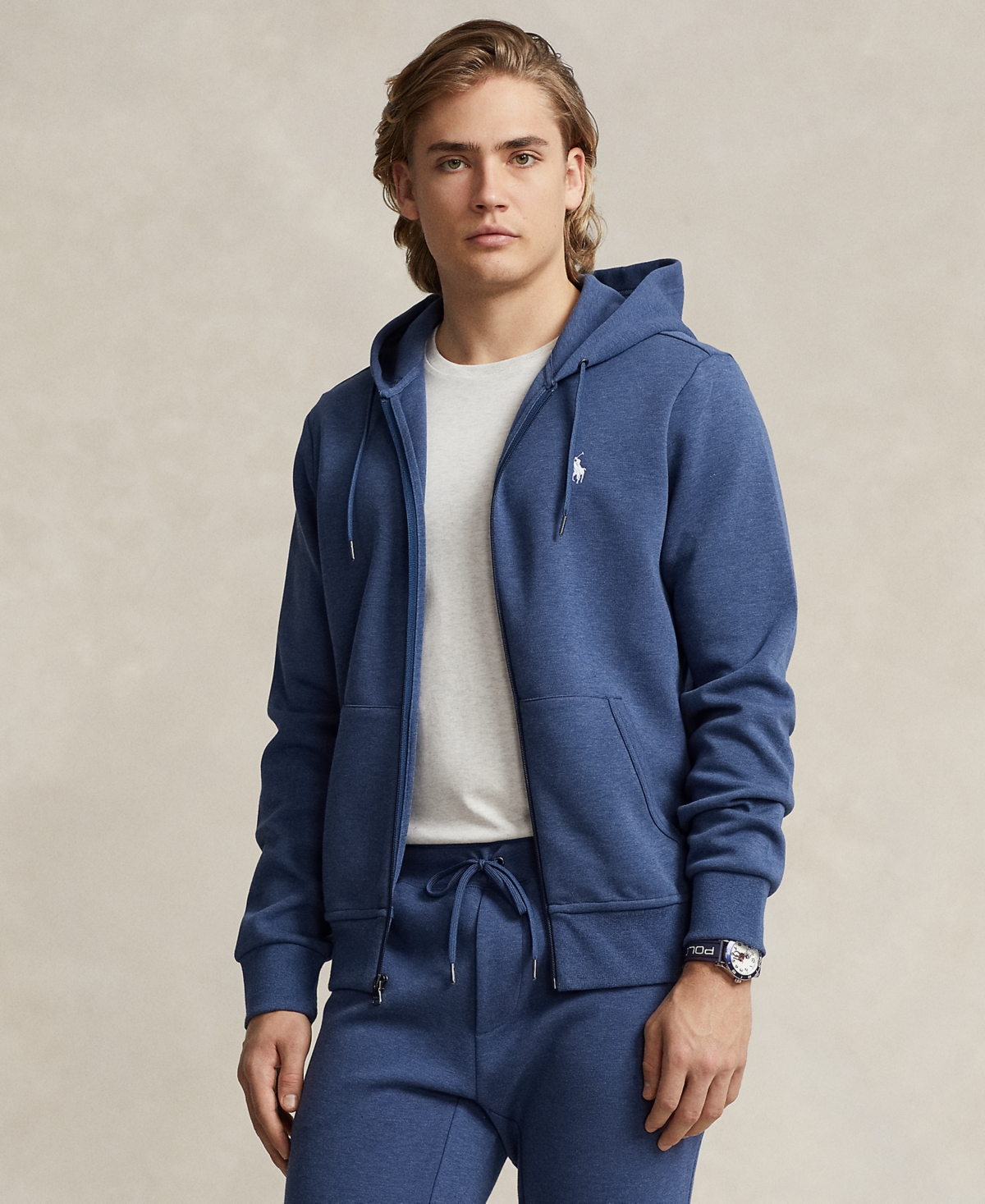Polo Ralph Lauren Men's Double-Knit Full-Zip Hoodie
