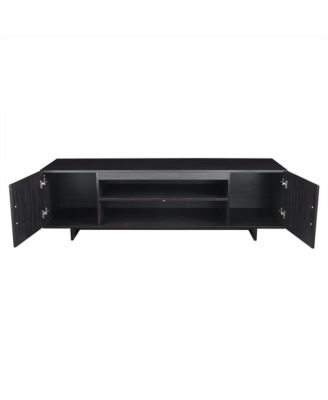 Modern TV Stand – Fits TVs up to 65", Storage Cabinet – Sleek Media Entertainment Center for Living Room or Bedroom Setup