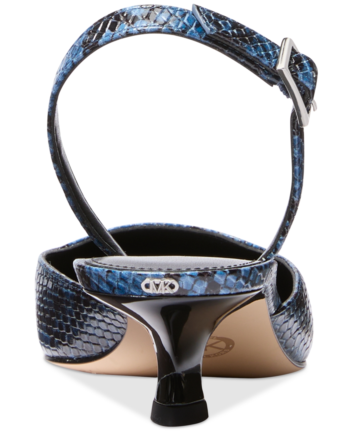 Michael Kors Michael  Women's Luna Slingback Kitten-heel Pumps In Chambray