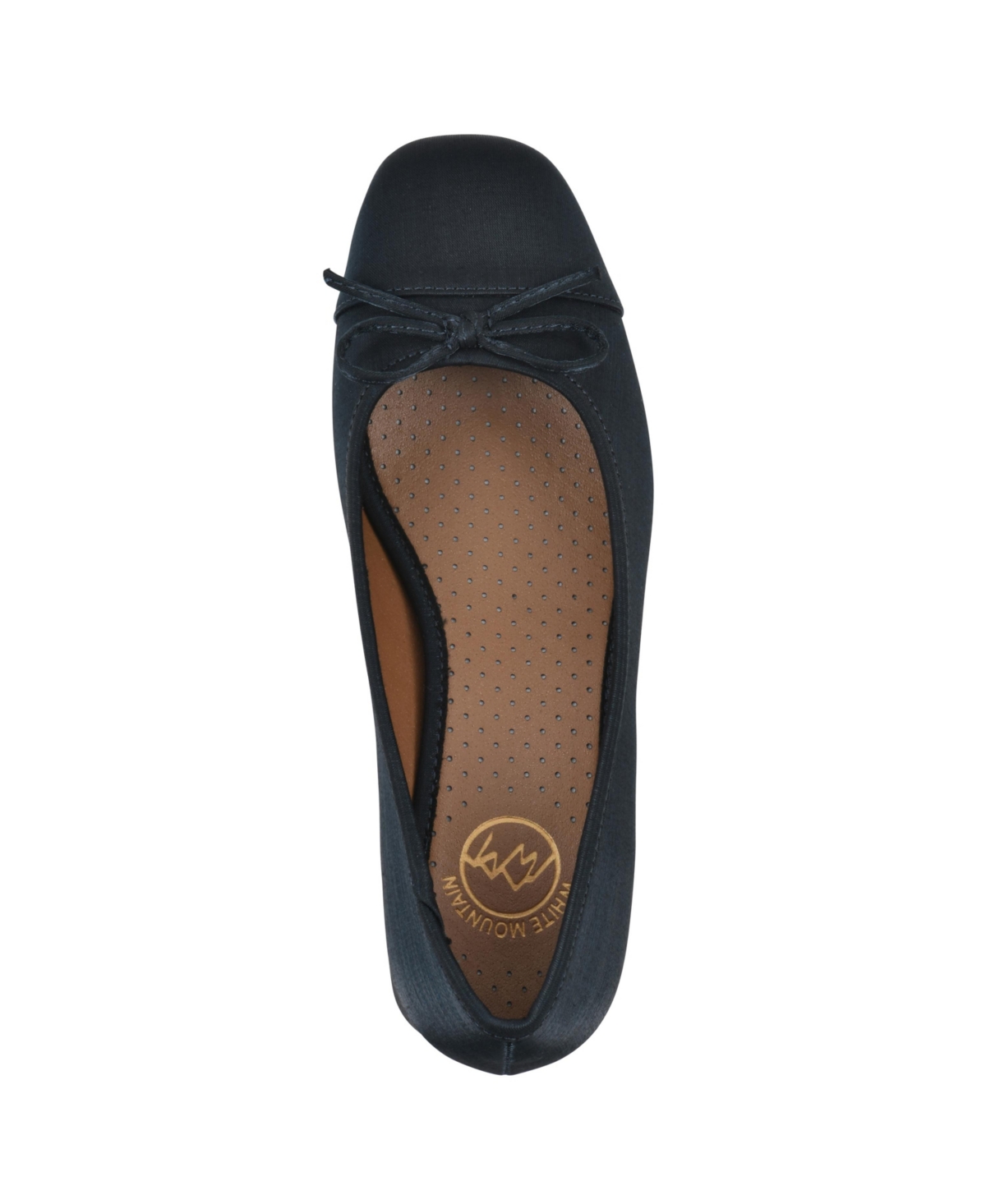 White Mountain Women's Lately Block Heel Pumps In Midnight Blue Shimmer Fabric