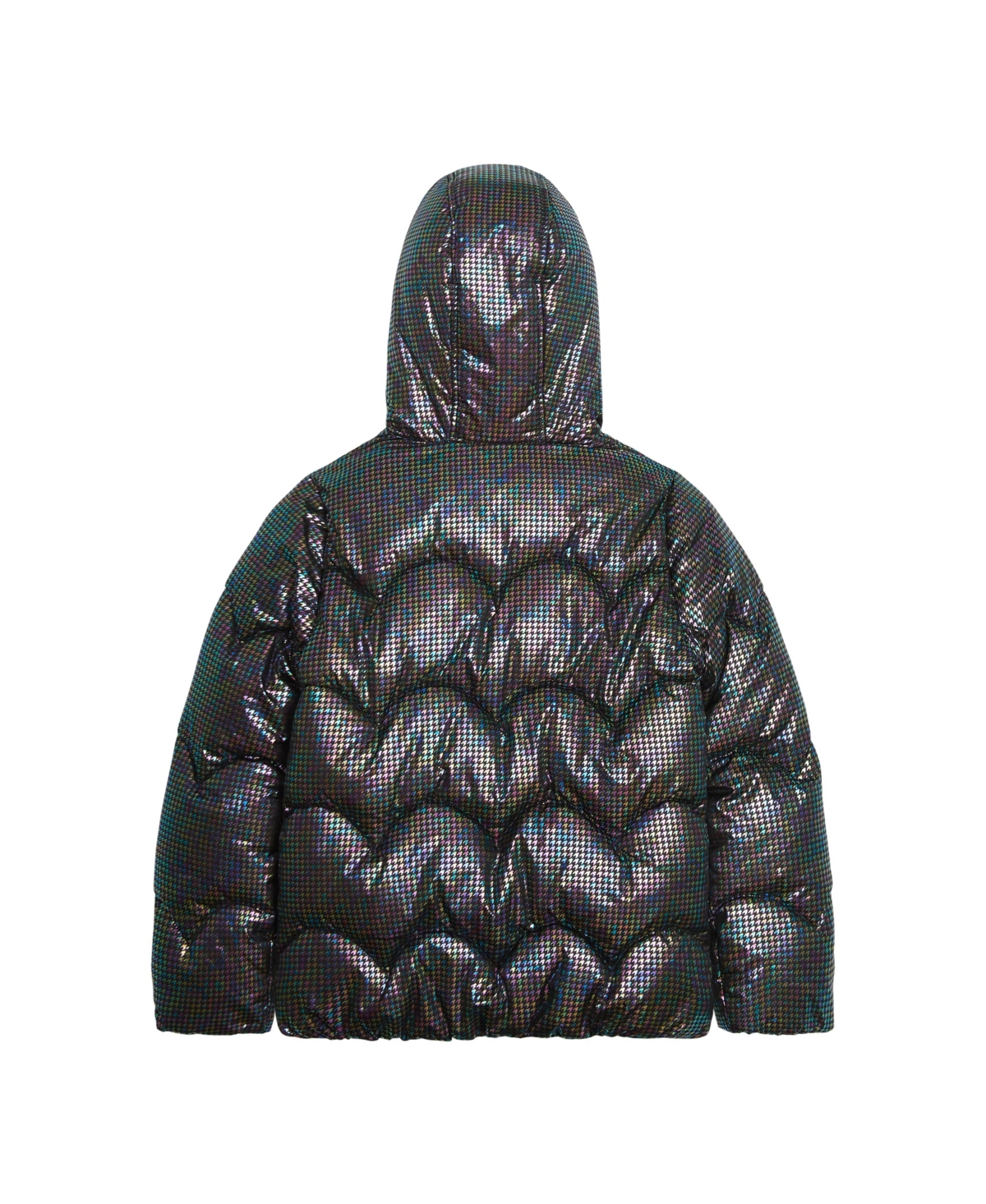WEATHERTAMER TODDLER & LITTLE GIRLS IRIDESCENT FOIL PUFFER JACKET 