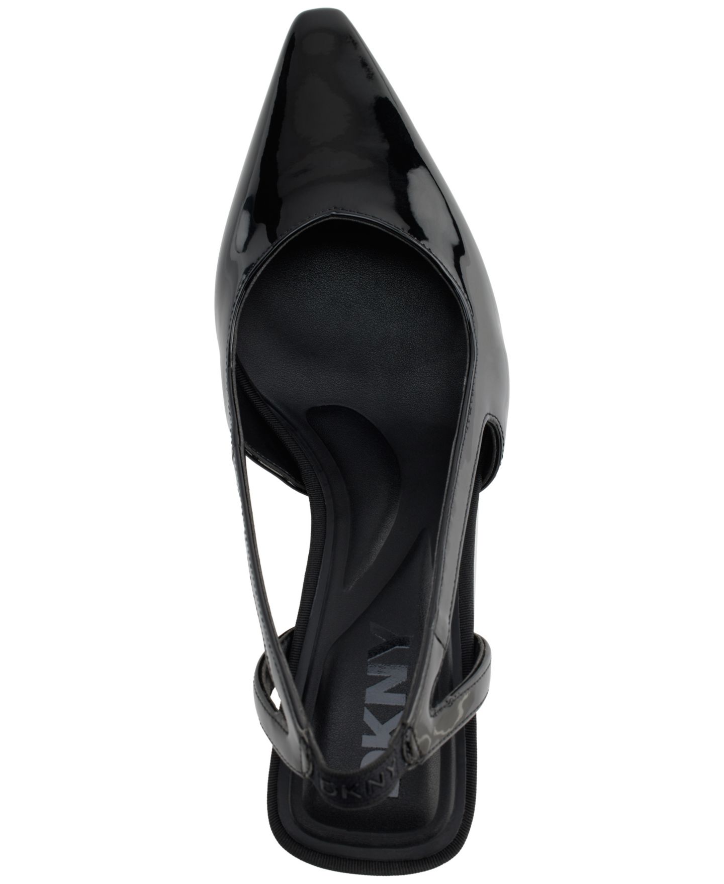Женские туфли DKNY Carson Pointed-Toe Slingback, цвет: Чёрный — фото 4