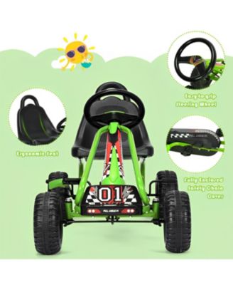 4 Wheel Pedal Powered Ride On Car with Adjustable Seat