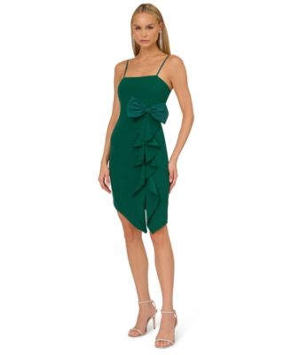 Adrianna - Women's Bow-Trim Mini Dress