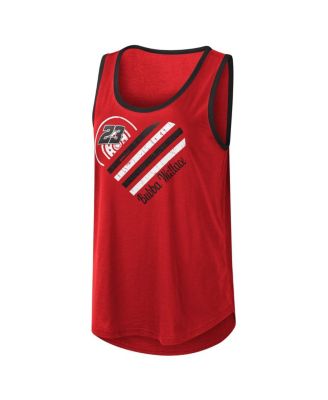 Women's Red Bubba Wallace A Game Scoop Neck Tank Top