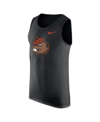 Men's Black Oregon State Beavers vintage-like Logo Performance Tank Top