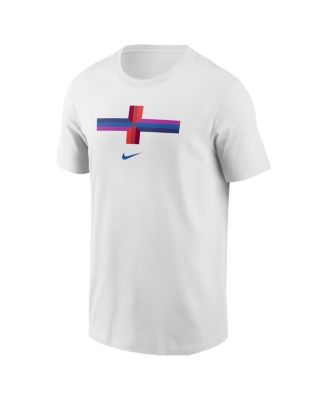 Men's White England National Team Localized Core Cotton T-Shirt