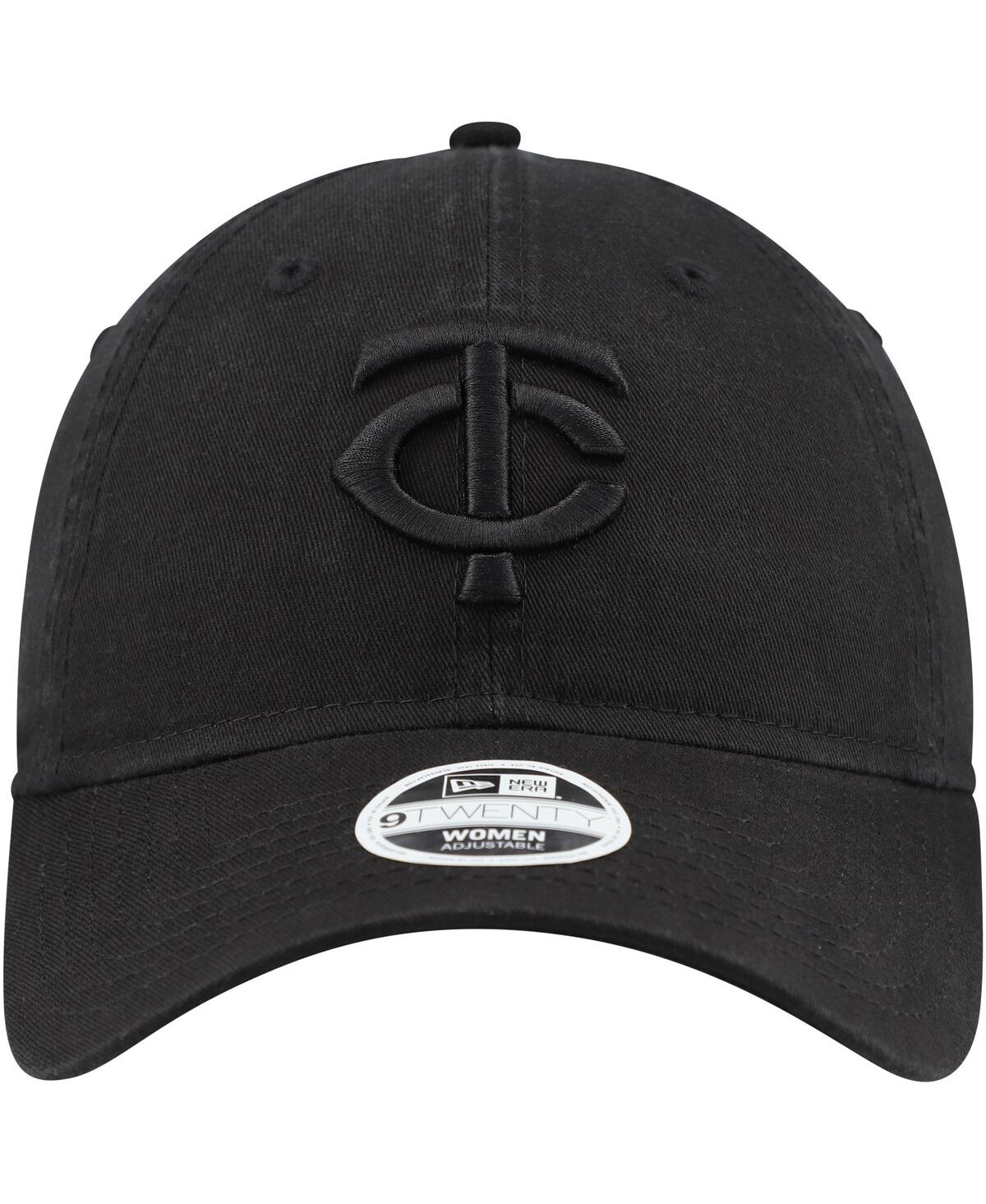 New Era Women's Minnesota TwinsonCore Classic 9TWENTY Adjustable Hat - Black