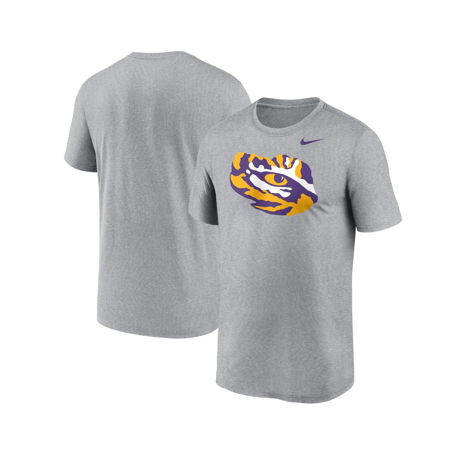 Men's Heather Gray LSU Tigers Primetime Legend Alternate Logo T-Shirt