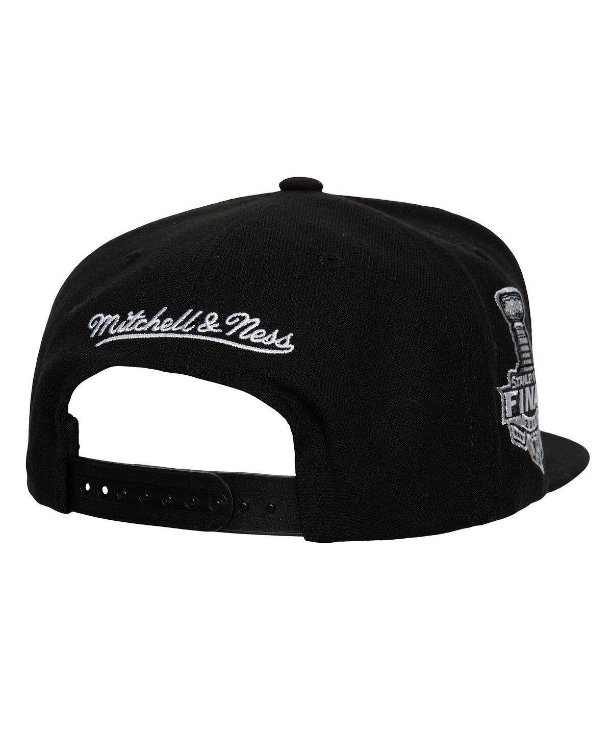 Mitchell & Ness Men's Black Pittsburgh Penguins Core Top Spot Snapback Hat In Black