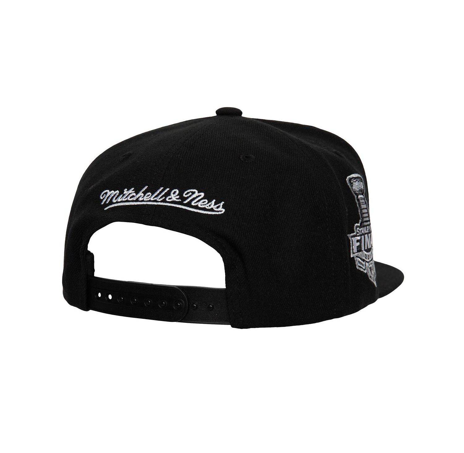 Men's Black Pittsburgh Penguins Core Top Spot Snapback Hat