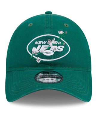 Women's Green New York Jets Game Day Flower 9TWENTY Adjustable Hat