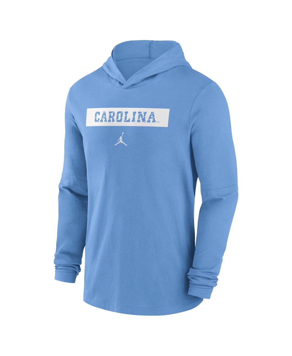 Jordan Men's Carolina Blue North Carolina Tar Heels Sideline Hoodie Performance Long Sleeve T-Shirt