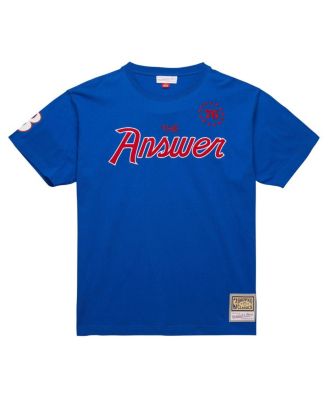 Men's Allen Iverson Royal Philadelphia 76ers Premium Nickname T-Shirt