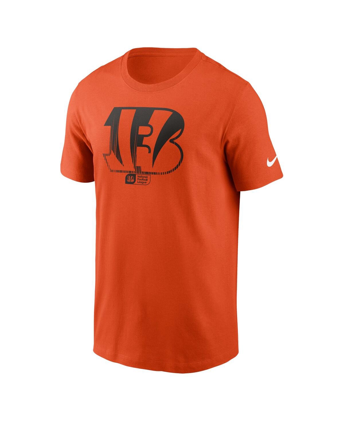 Nike Men'sCincinnati Bengals Faded Essential T-Shirt - Orange
