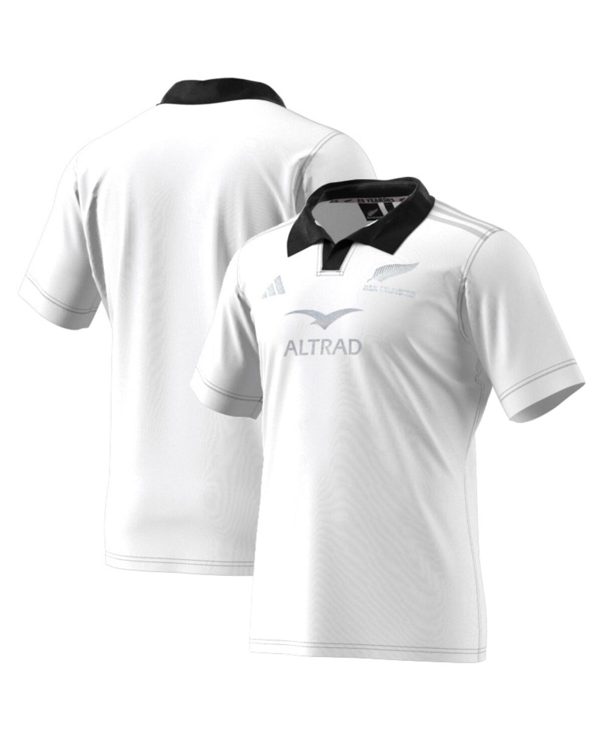 Adidas Men'sNew Zealand Rugby 2024/25 Away Replica Jersey - White