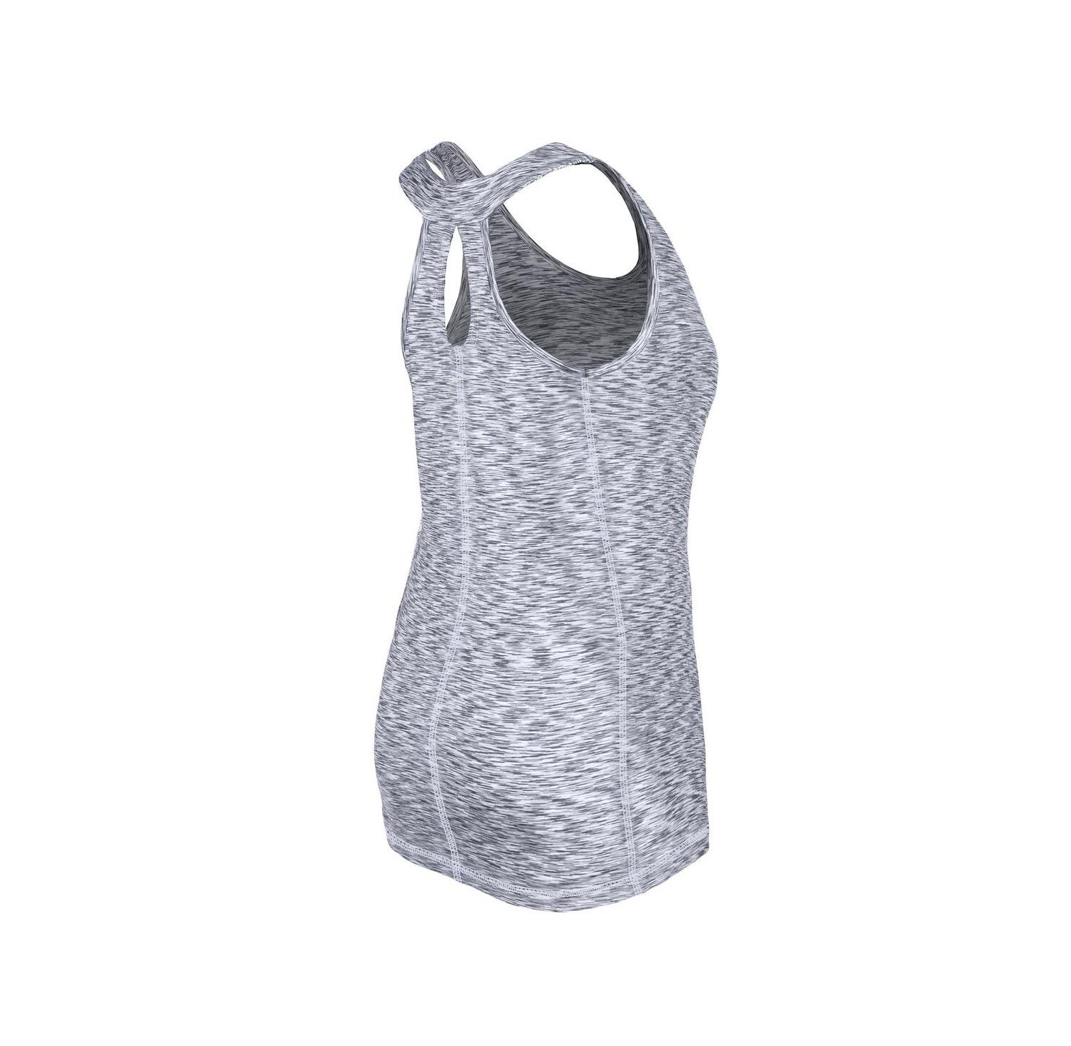 Women's Navy Boston Red Sox Space Dye Keyhole Back Tank Top