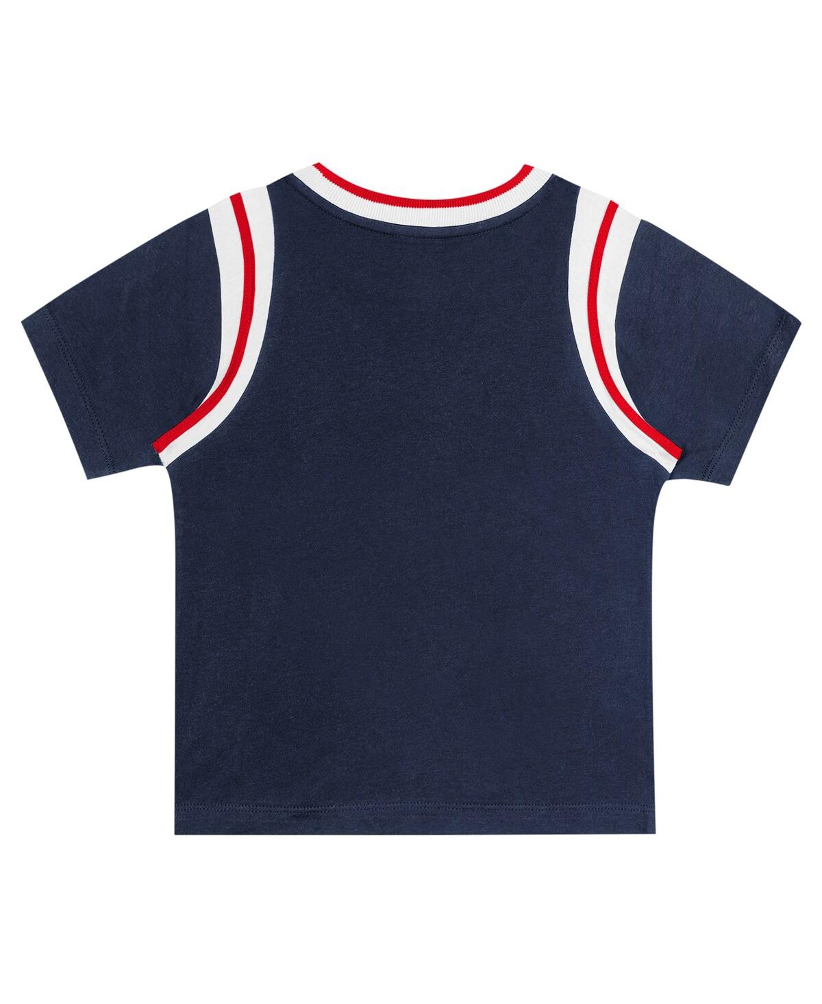 Outerstuff ToddlerGray Boston Red Sox Bases Loaded T-Shirt Shorts Set - Navy, Gray