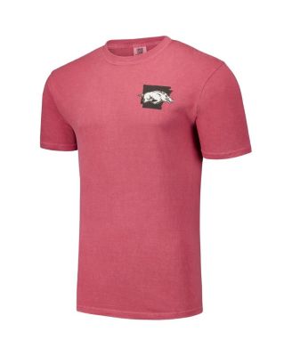 Men's and Women's Cardinal Arkansas Razorbacks Hyper Local Whitaker Point T-Shirt