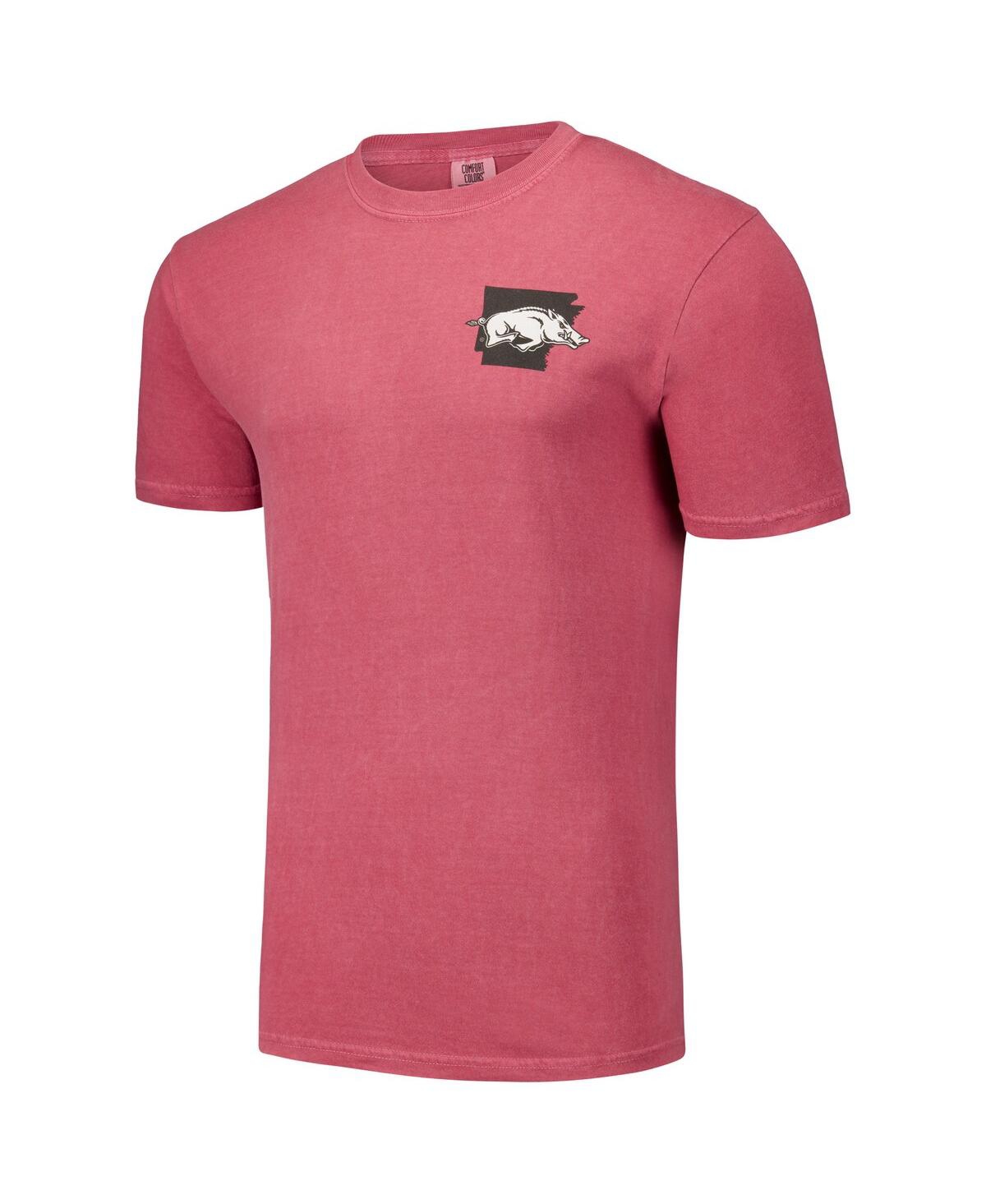 Image One Men's And Women's Cardinal Arkansas Razorbacks Hyper Local Whitaker Point T-shirt In Cardinal