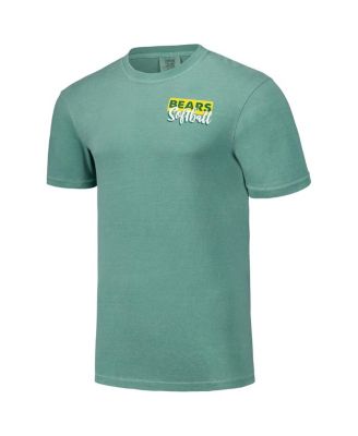 Men's and Women's Green Baylor Bears Gritty Softball Bats Comfort Colors T-Shirt