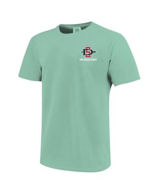 Men's and Women's Light Green San Diego State Aztecs Scenic Comfort Colors T-Shirt