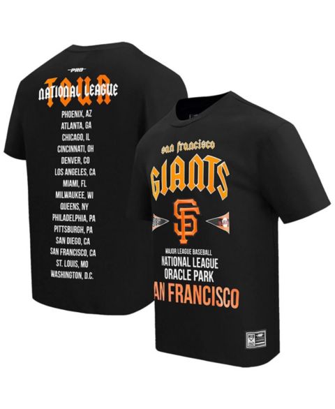 Мужская футболка Pro Standard Black San Francisco Giants Oversized City Tour