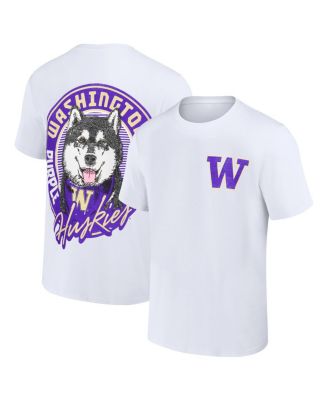 Big Boys and Girls White Washington Huskies Hyperlocal Comfort Colors T-Shirt