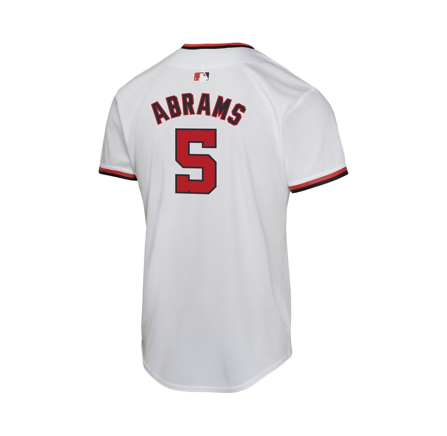 Big Boys and Girls CJ Abrams White Washington Nationals Home Game Player Jersey