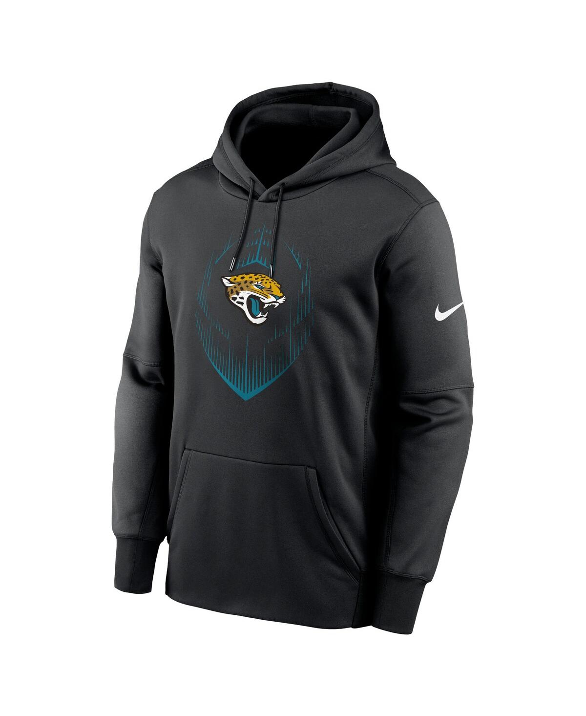 Nike Men'sJacksonville Jaguars Icon Performance Pullover Hoodie - Black