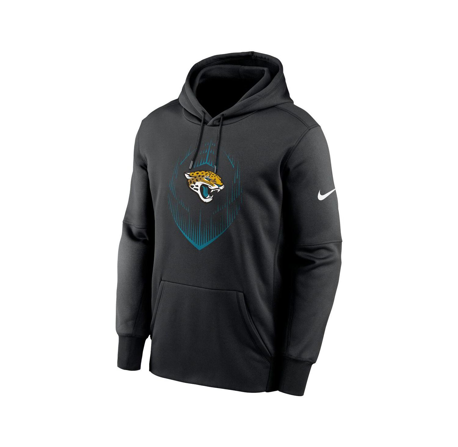Men's Black Jacksonville Jaguars Icon Performance Pullover Hoodie
