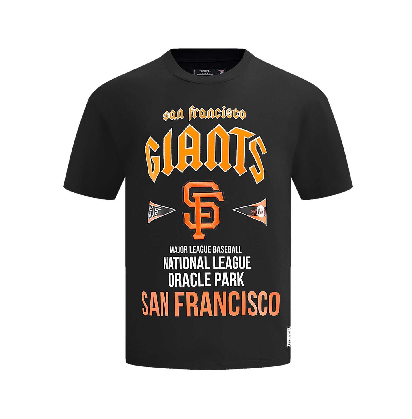 Мужская футболка Pro Standard Black San Francisco Giants Oversized City Tour — фото 3