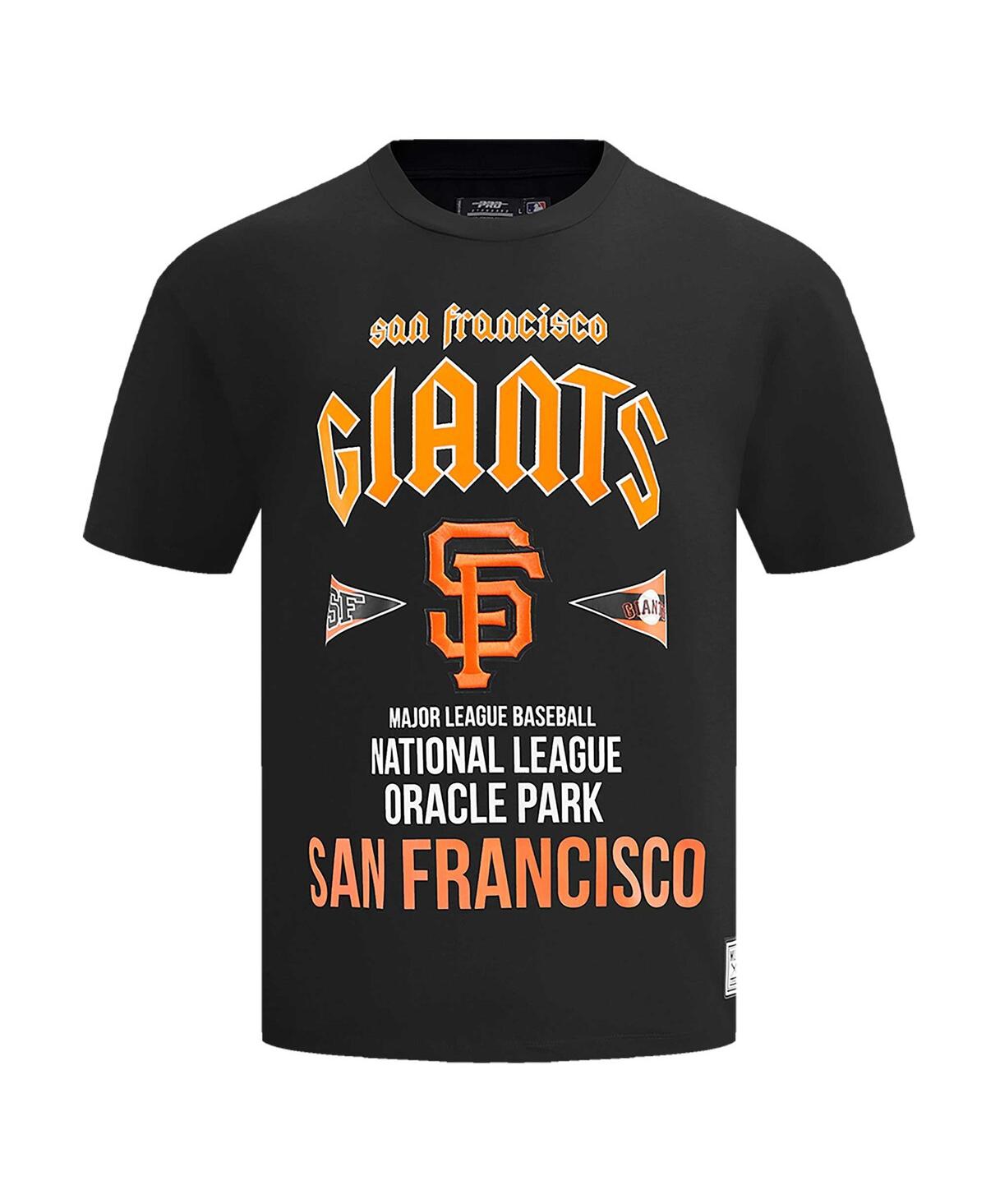 Pro Standard Men'sSan Francisco Giants Oversized City Tour T-Shirt - Black