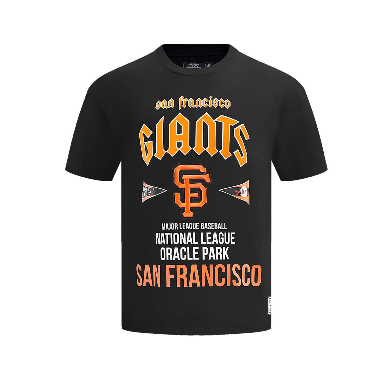 Men's Black San Francisco Giants Oversized City Tour T-Shirt