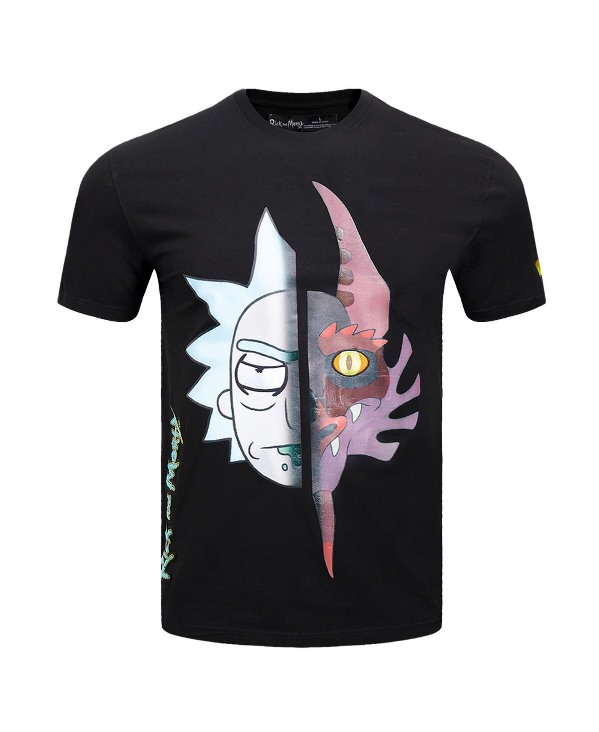 Freeze Max Men's Black Rick And Morty Year Of The Dragon Soul Bond T-shirt In Black
