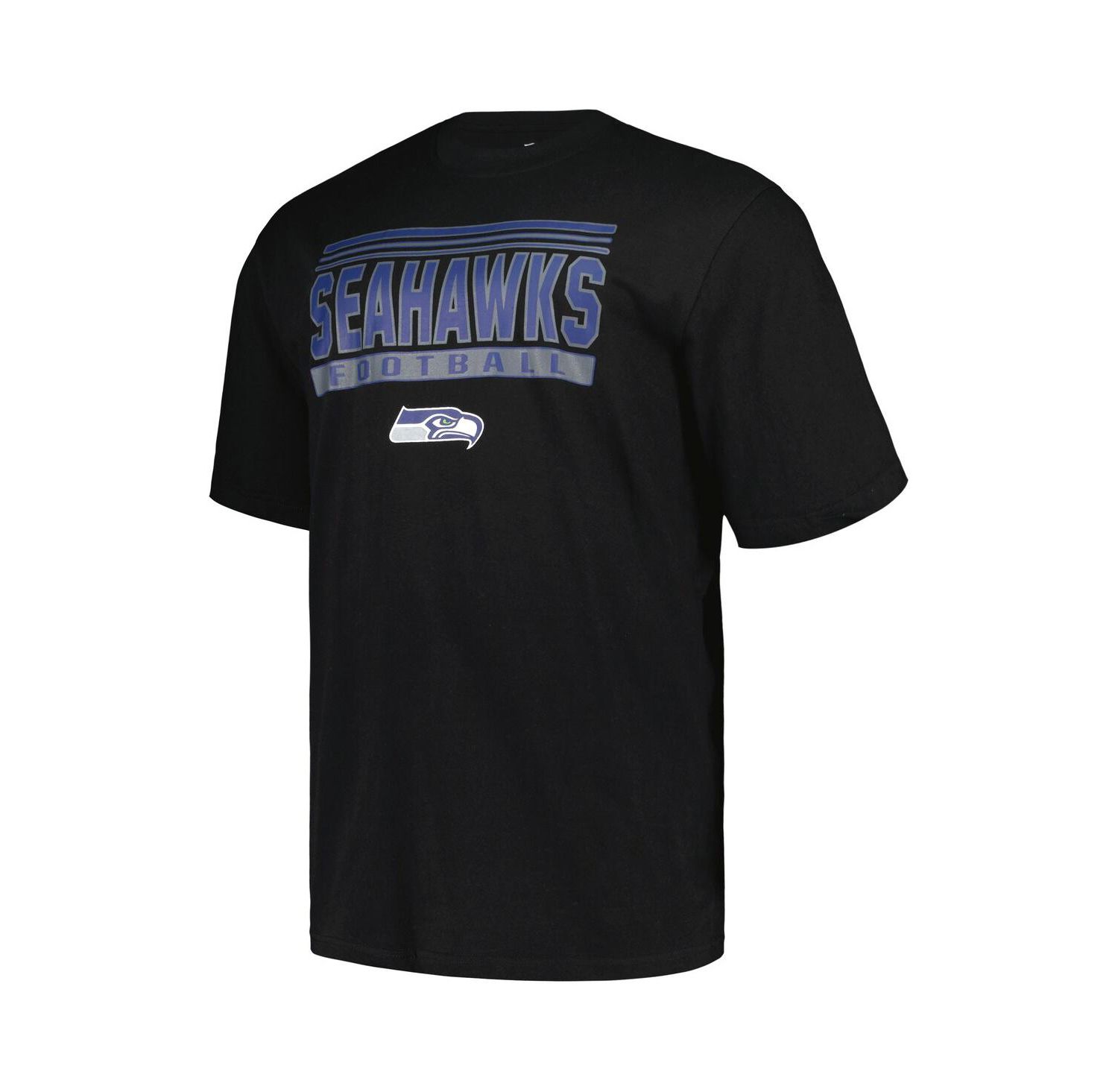 Men's Black Seattle Seahawks Big & Tall Pop T-Shirt