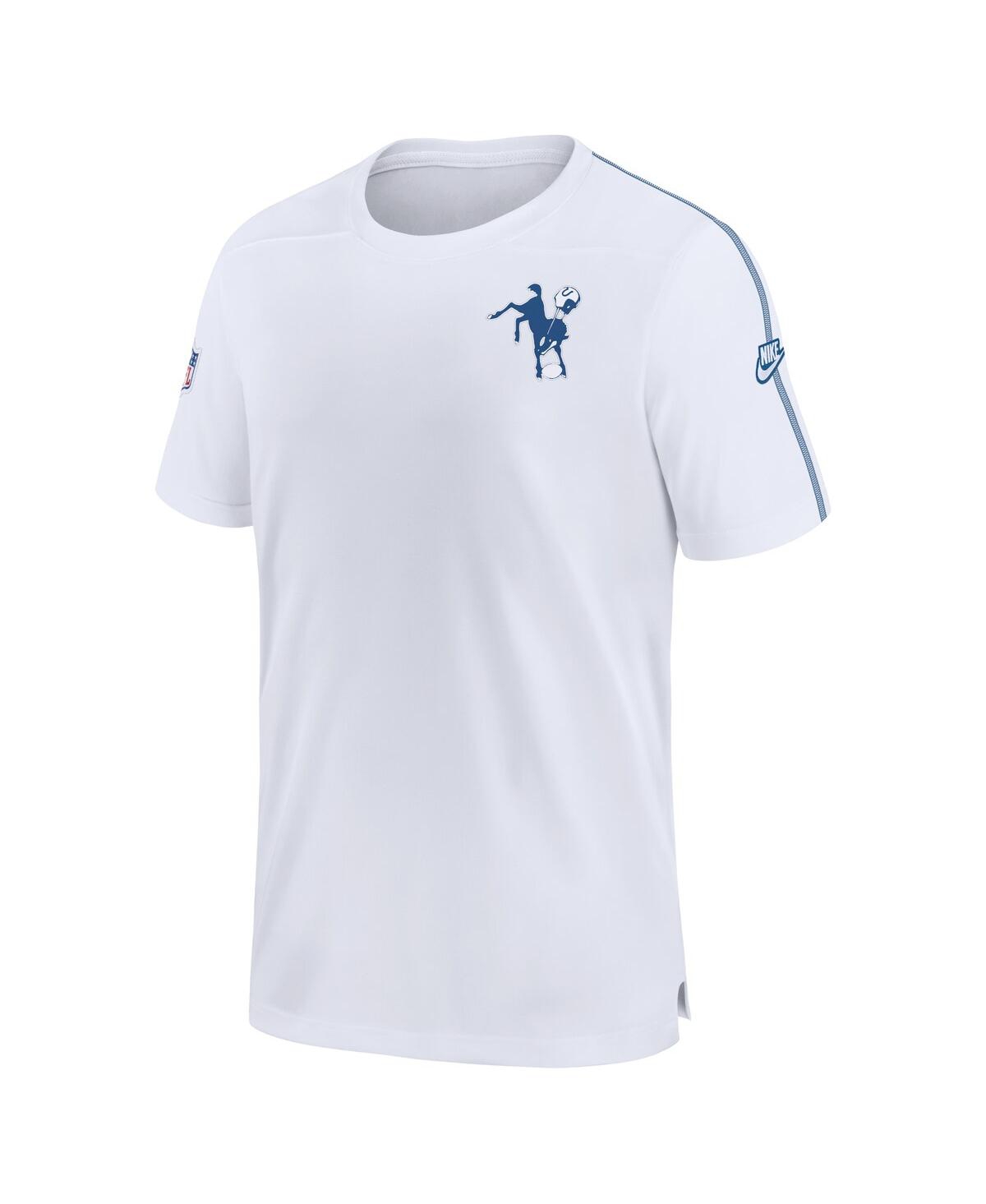 Nike Men'sIndianapolis Colts Sideline Alternate Logo Coach Performance Top - White