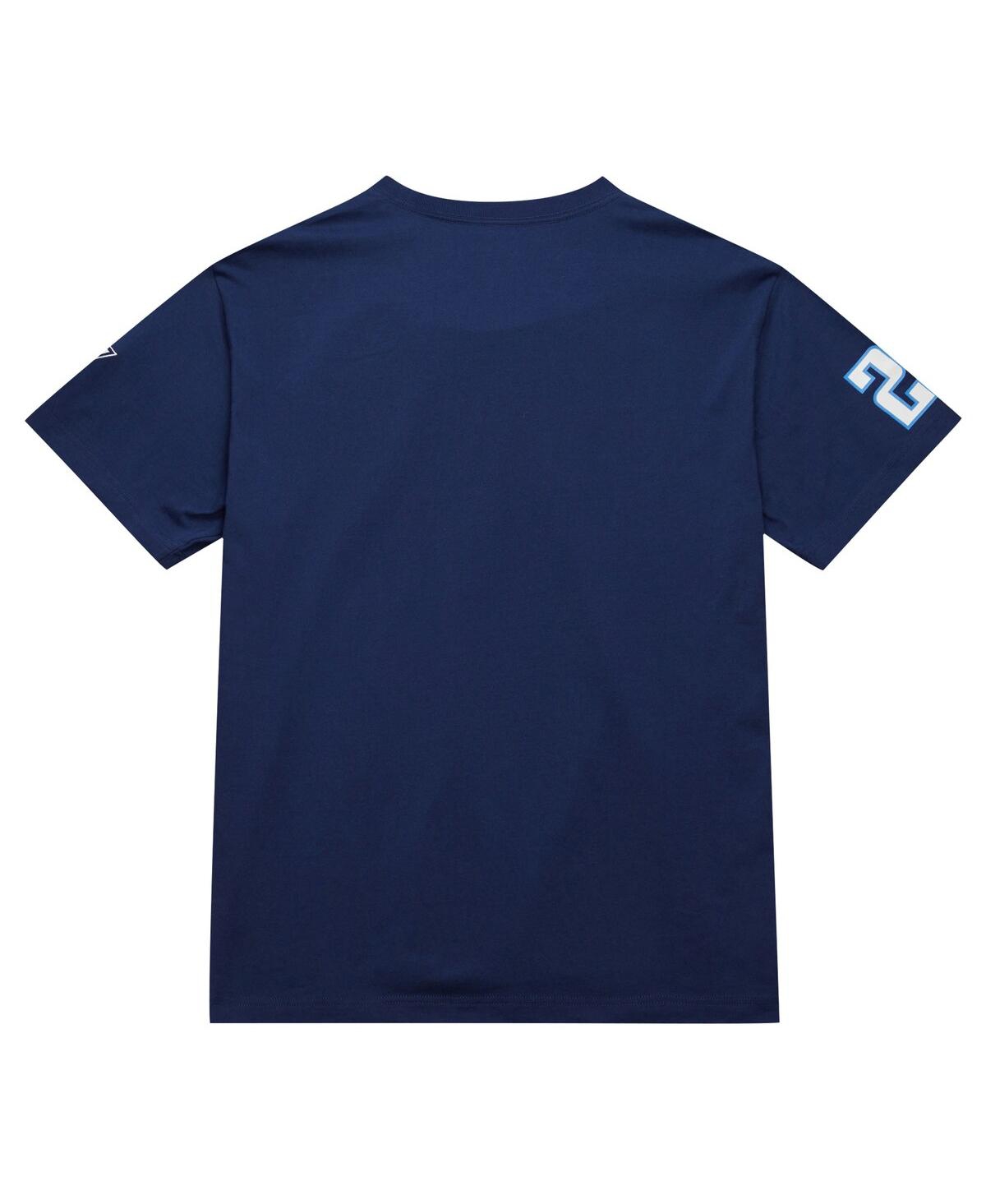 Mitchell & Ness Men's Chris JohnsonTennessee Titans Retired Player Nickname T-Shirt - Navy