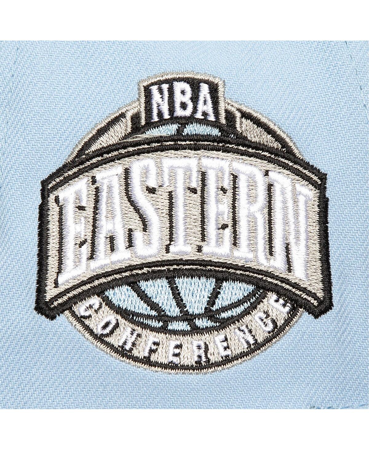 Mitchell & Ness Men's Light Blue/black Chicago Bulls Core Iv Snapback Hat In Light Blue,black