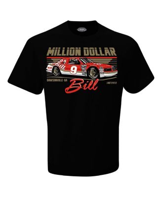 Men's Black Bill Elliott Million Dollar Bill T-Shirt