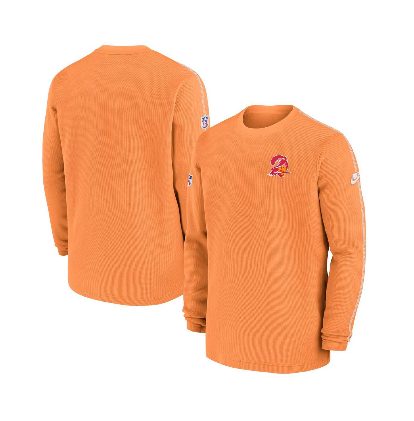 Мужской топ Nike Orange Tampa Bay Buccaneers Alternate Logo Coach Long Sleeve Top — фото 1