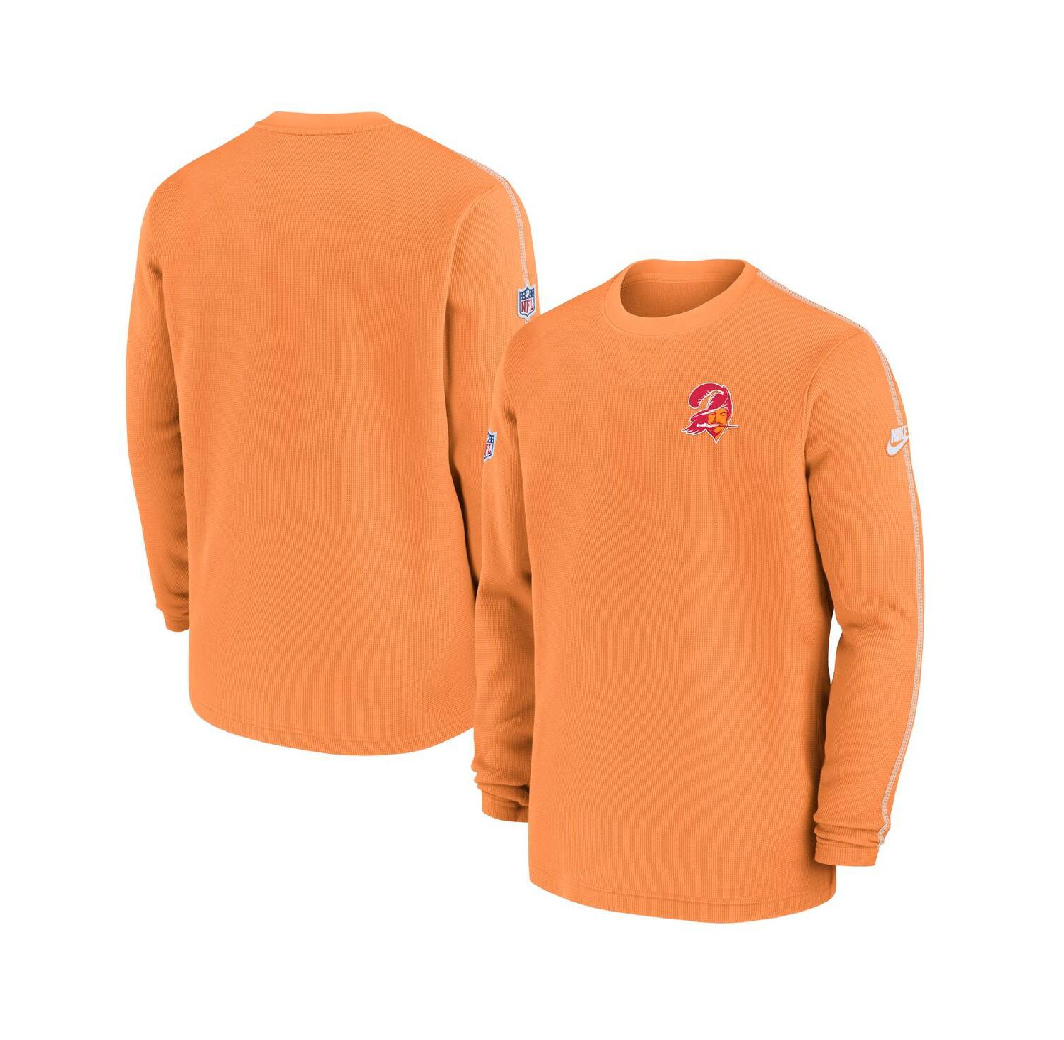 Men's Orange Tampa Bay Buccaneers Alternate Logo Coach Long Sleeve Top