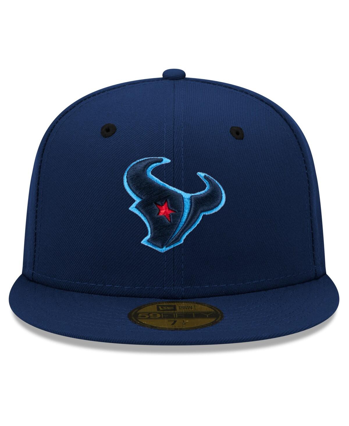 NEW ERA MEN'S NAVY HOUSTON TEXANS OMAHA 59FIFTY FITTED HAT 