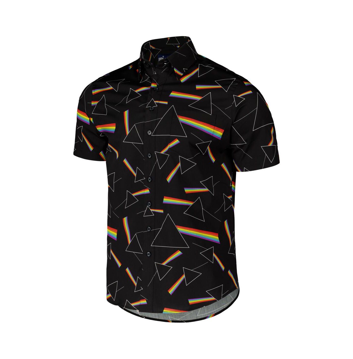 Мужская рубашка Section 119 Black Pink Floyd Dark Side of The Moon Button-Down — фото 3