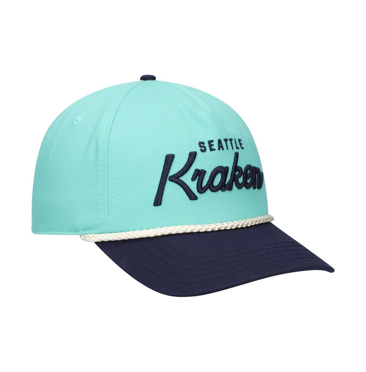 Мужская кепка American Needle Light Blue Seattle Kraken Roscoe Washed Twill Adjustable Hat — фото 2