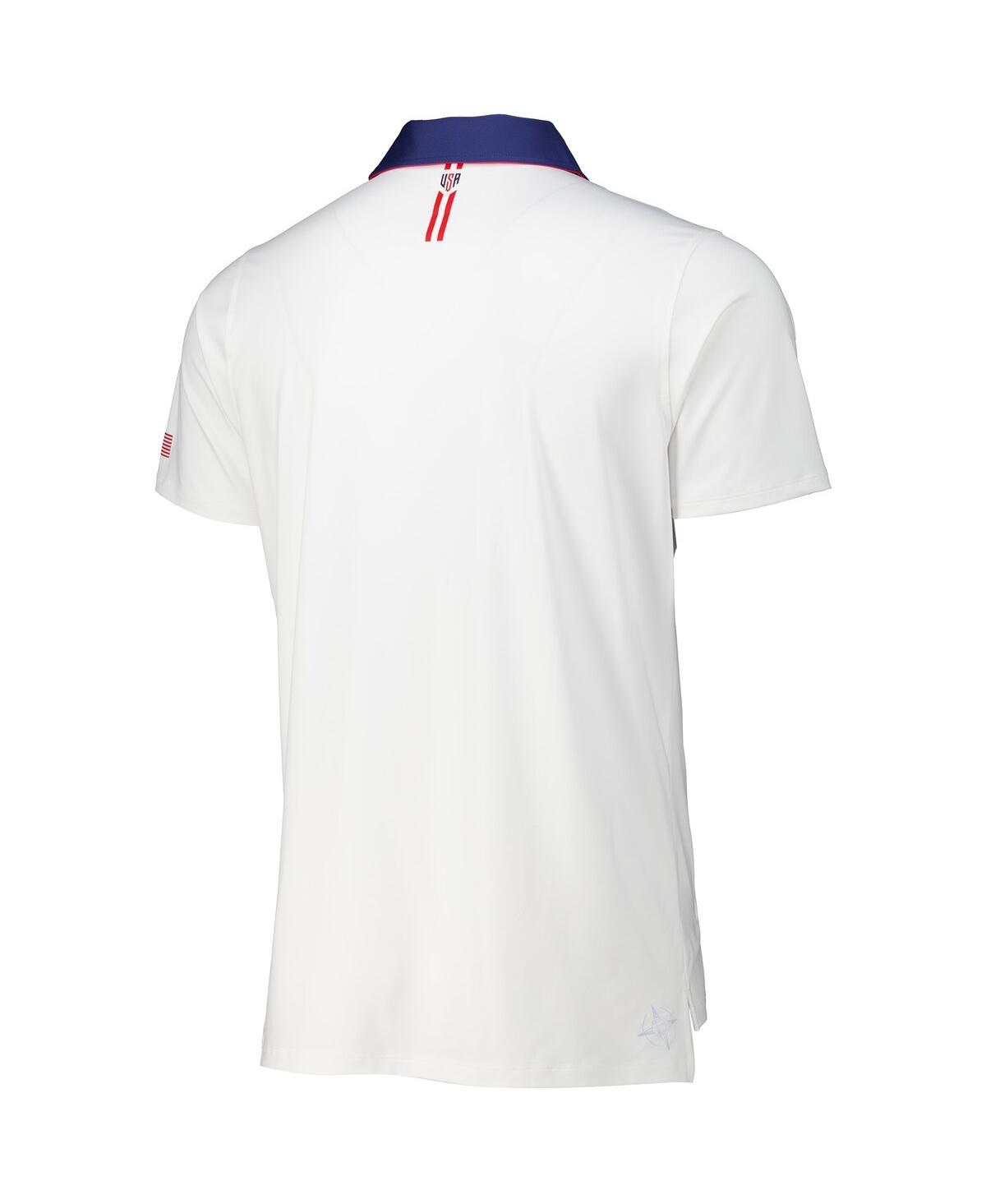 B. Draddy Men's2024 Presidents Cup Team Usa Cb Polo - White, Blue