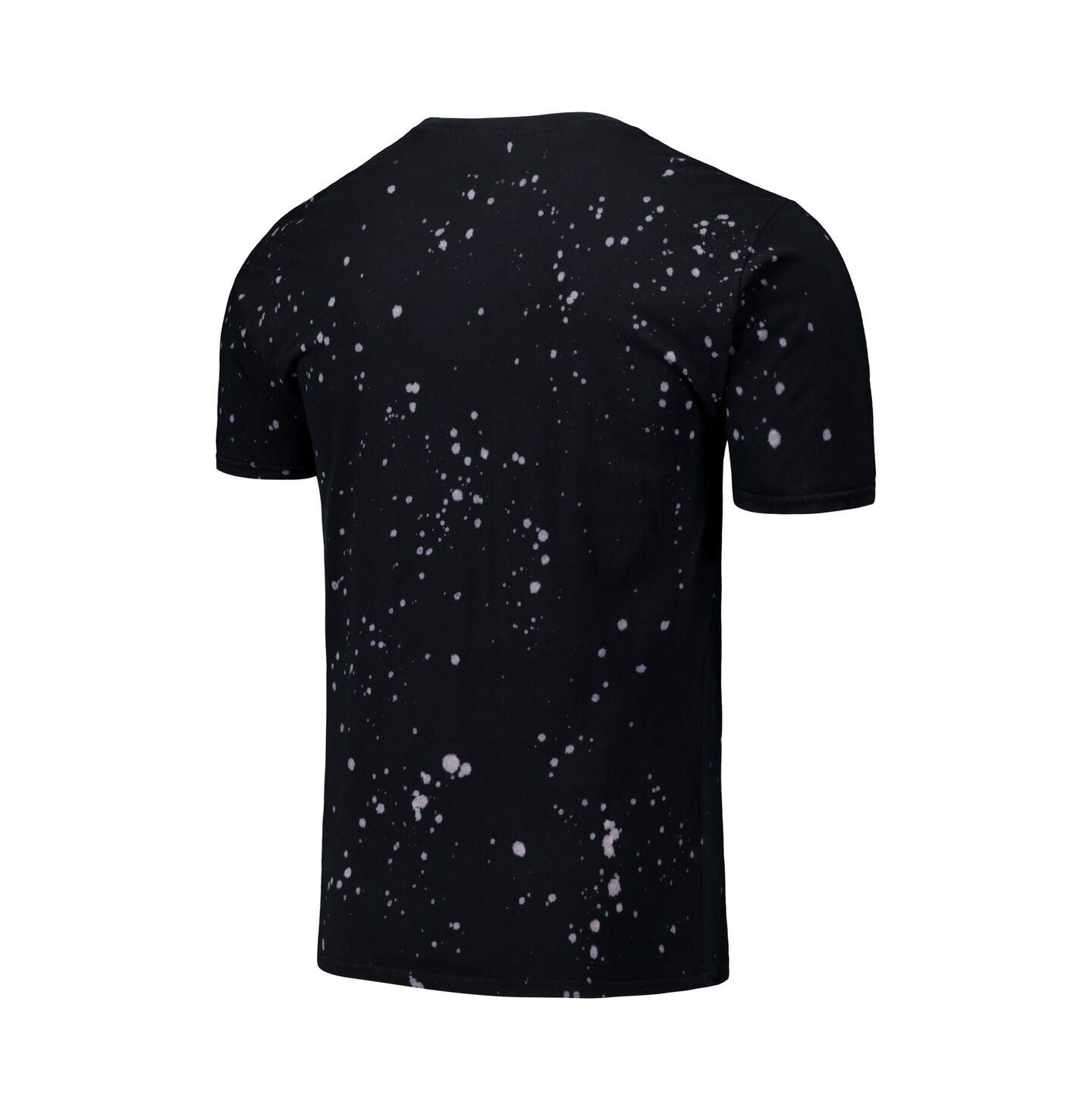 Мужская футболка Majestic Black/White Houston Astros Splatter — фото 2