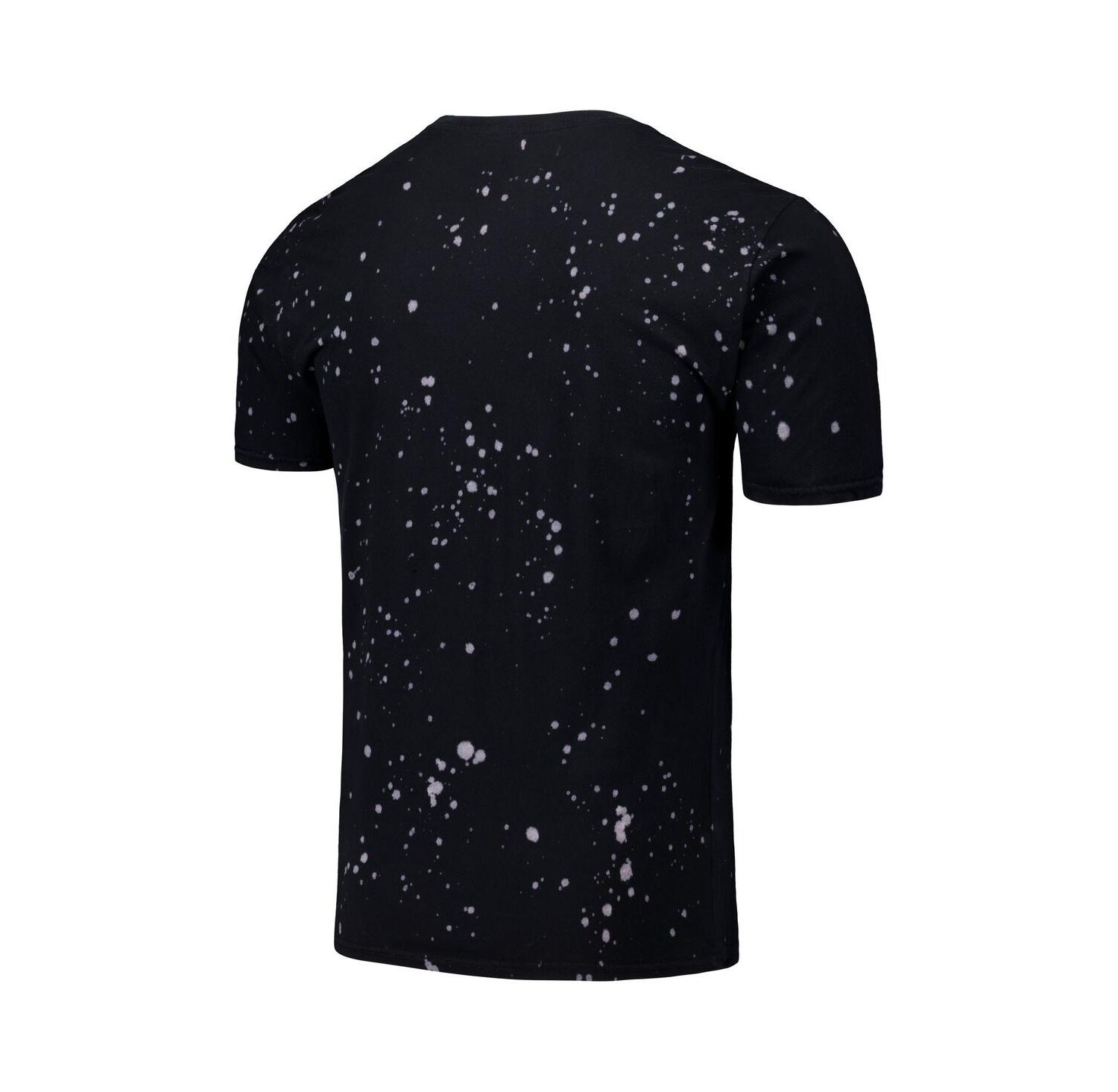 Men's Black/White Houston Astros Splatter T-Shirt