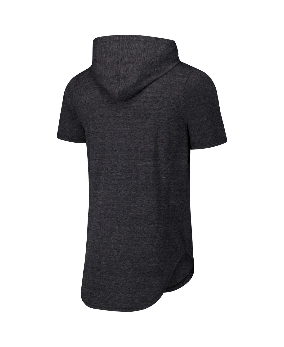 Majestic Men'sArizona Diamondbacks Tri-Blend Hoodie T-Shirt - Black