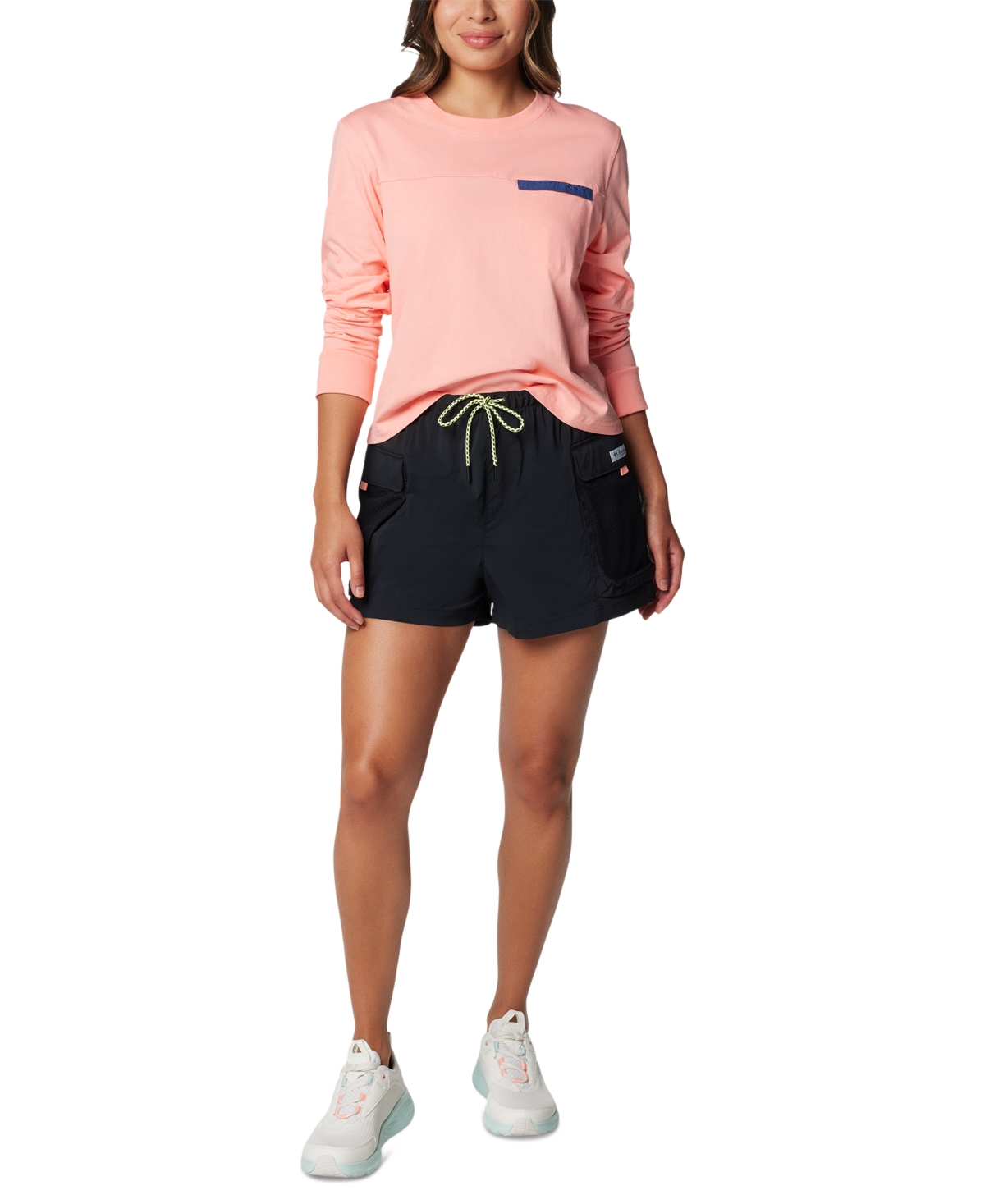 Columbia Women's Pfg Open Water Performance Shorts In Black
